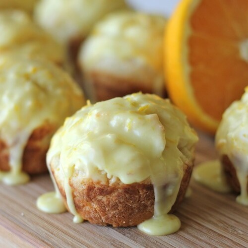Orange Sour Cream Muffins with Zesty Orange Glaze [Recipe]