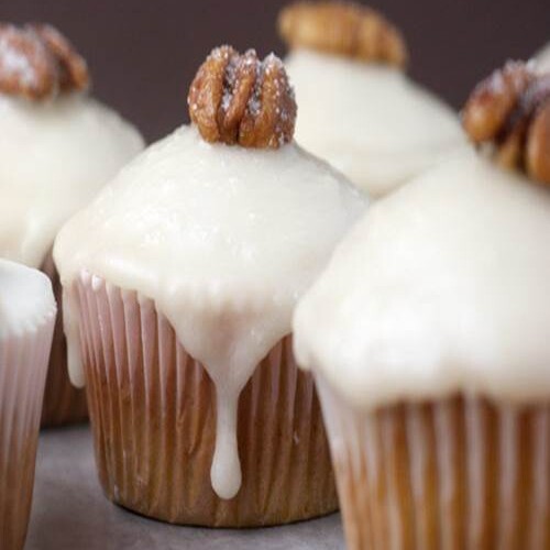 Double Shot  – Sweet Potato Bourbon Cupcakes