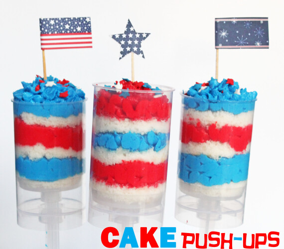 4th Of July Cake Push Up Pops [Recipe]