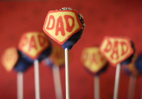 Super Dad Father’s Day Cake Pops [Recipe]